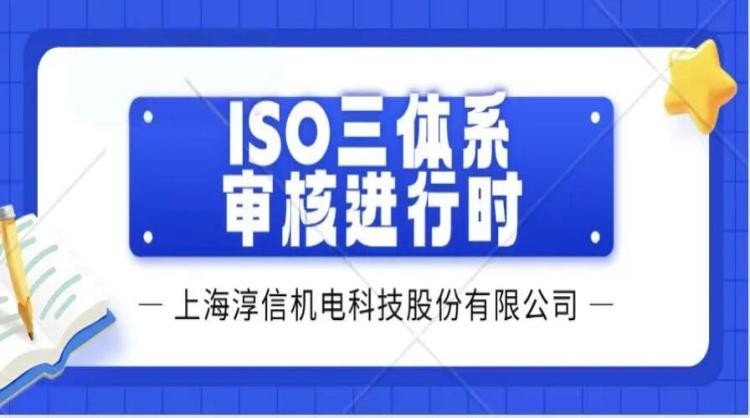 上海淳信机电科技股份有限公司ISO三体系审核
